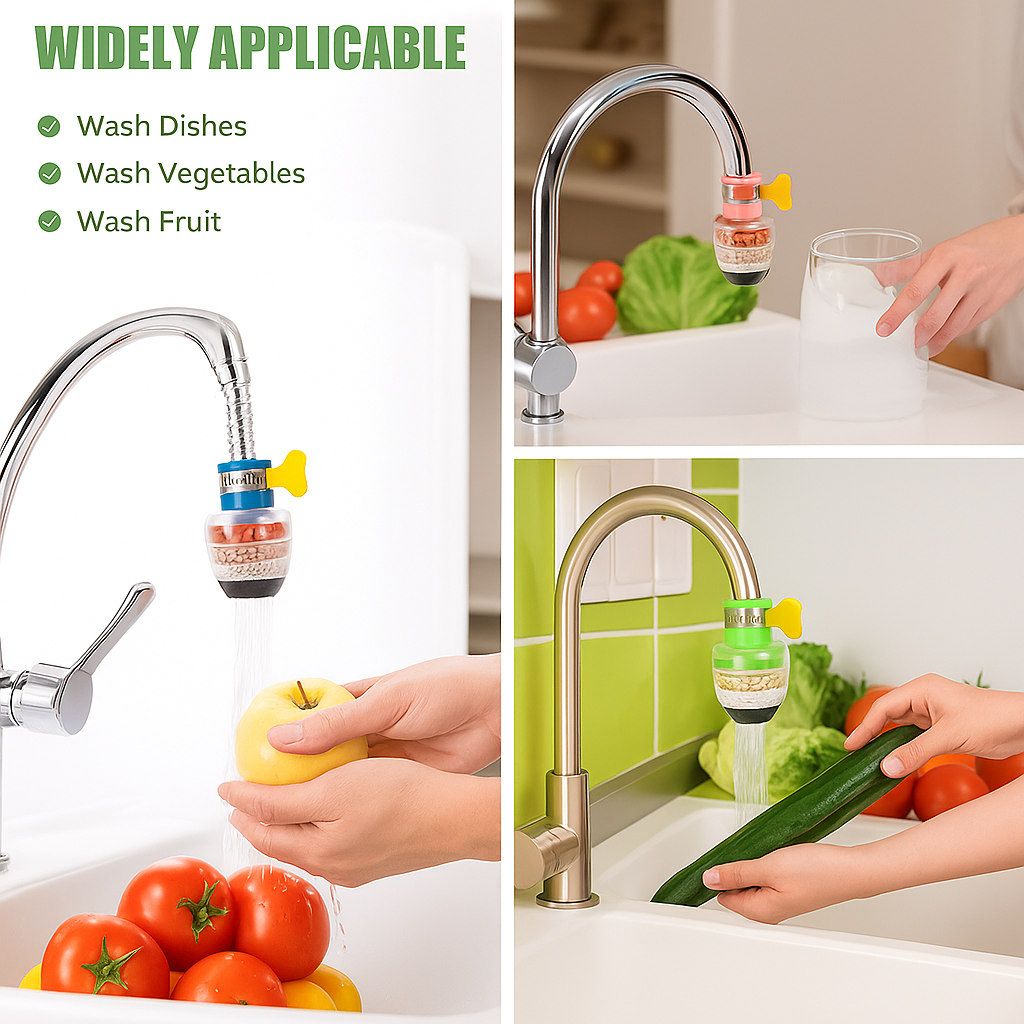 š„ Buy 1 Get 1 FREE š„ Home Kitchen Faucet Tap Water Clean Purifier Filter
